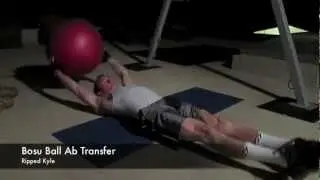 Ripped Kyle Bosu Ball Ab Transfer