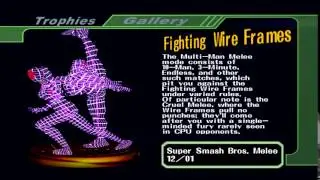 Super Smash Bros. Melee - Announcer: Fighting Wire Frames