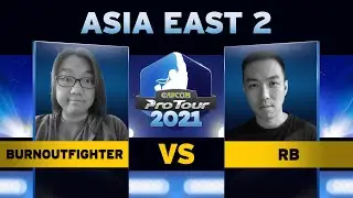 Burnoutfighter (Dhalsim) vs. RB (Urien) - Top 16 - Capcom Pro Tour 2021 Asia East 2
