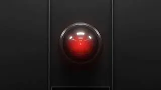 Blender 3D Eevee Hal  9000 3D object 2001 Space odyssey
