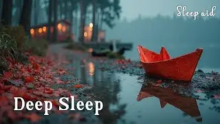 Autumn Silence ~ Gentle Lake Reflections for Deep Sleep with Relaxing Piano Music 🍁