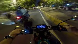 Yamaha MT15 Riding through THE City | POV Ride #32 | RAW Pure Sound 4K Video | ASMR | #gopro