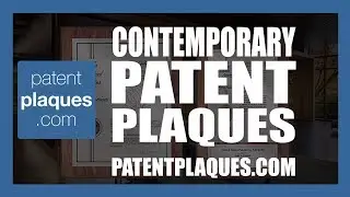 Patent Plaques Contemporary Series