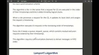 Distributed Computing CST402 Lamport Algorithm