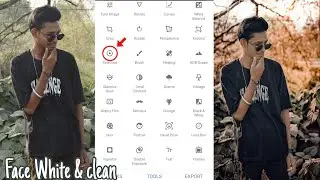 Snapseed Face White & Clean Best Trick || How To Use Snapseed Selective Tool || Snapseed BestTrick 🎨