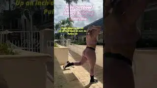 Easy Outdoor Booty / Glute Workout ! 🍑