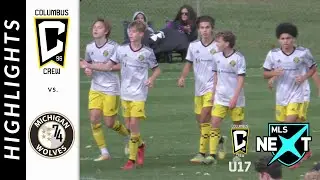 HIGHLIGHTS: U17 Crew SC Academy vs. Michigan Wolves | (MLS Next) - 10/16/21
