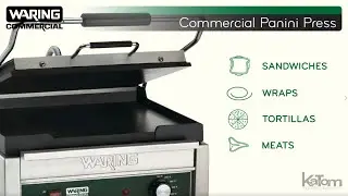 Star Commercial Aluminum Panini Press