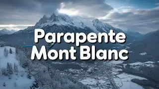 ¡Épico Parapente en Chamonix! Sobrevolando el Mont Blanc Nevado (4K POV)