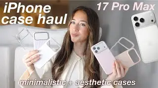 iPhone 17 Pro Max Case Haul | AMAZON PHONE CASES *cute & aesthetic*