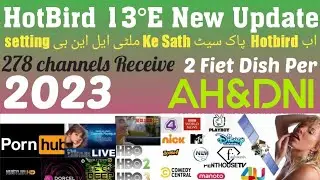 Hotbird 13&deg;East FTA blindscan new channel list update 12 October 2023