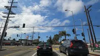 Driving on Culver Boulevard From Beginning to End