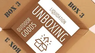 #unboxing Outdoor Goods #Liquidations items MSRP $1681