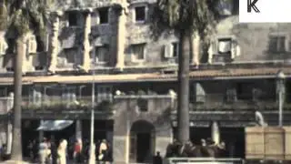 1950s Split, Croatia, Market, 16mm Colour Home Movies Archive Footage