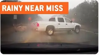 Truck Near Miss | Wet'n'Wild Spin Out