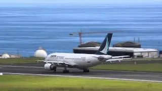 Airbus 310 taking off from Azores, SATA Airlines