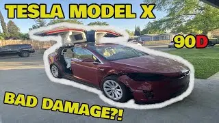 I purchased a WRECKED Salvage Tesla Model X From COPART for CHEAP!!