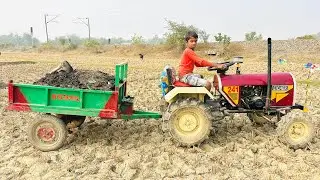 We Brought Over Load Fertilizer On The Eicher Tractor | Tractor Video | Jcb | Jcb Video 