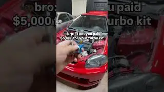 Nobody should be paying over $5000 for a turbo kit 🚫🔥.#carlovers #carmodified #modified