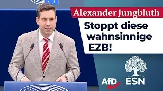 Stoppt diese wahnsinnige EZB! &ndash; Alexander Jungbluth (AfD)
