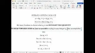 Understanding Extended Euclidean Division Algorithm + Bezout's Identity (GCD as Linear Combination)