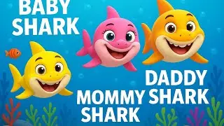 Baby Shark 🦈 | Most Popular Kids Nursery Rhymes for Preschool Learning