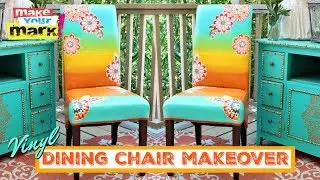 Vinyl Dining Chair Makeover