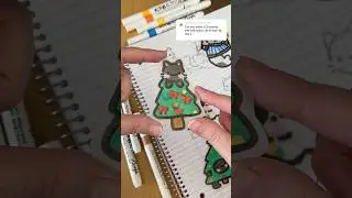 🐱🎄 #art #christmas #holidays  #kawaii #cat #diy #diycraft #cute #handmade #drawing