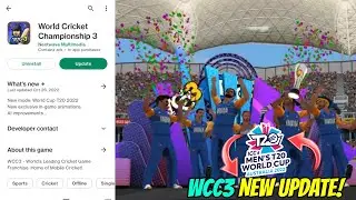 Wcc3 New Update Full Review | First Look Of Wcc3 T20 World Cup | Super Gamer
