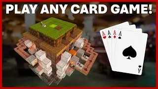 Рабочий покерный/карточный стол в Minecraft (Java)