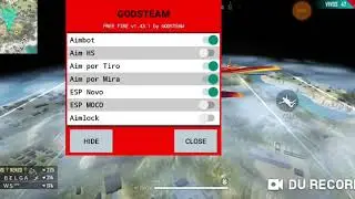 MOD MENU GODS TEAM ,FUCIONANDO 100% AIMBOOT ,HS E MUITO MAIS😱