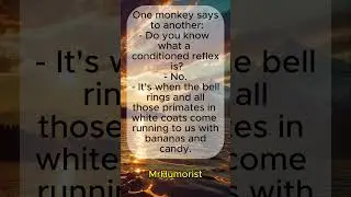 The Monkey Explained What A Conditioned Reflex Is... 🐵