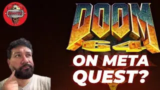 Doom 64 on Meta Quest 3 Level 1 Staging Area