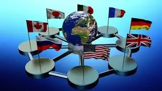 World Countries Flag: Captivating Copyright-Free Animated Background for Your Content