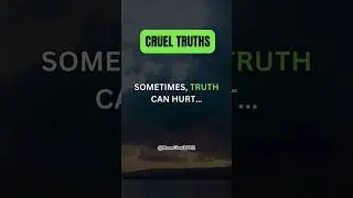 TODAY'S PHRASE - CRUEL TRUTH  #motivation #motivationalquotes #positivity