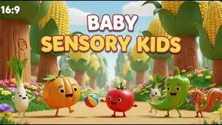 Baby Party Sensory - Dancce vegetables Sensory Party Smoothie Animation Happy Holidays Kids🍉🥕 🍌