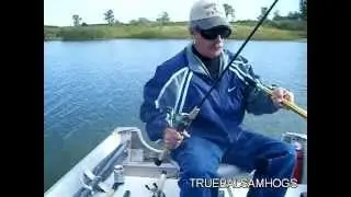 SOME KEEPER SIZE LARGEMOUTH BASS CAUGHT IN STRIP PITS