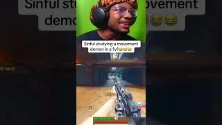 Sinful studies a movement DEMON in a 1v1😂 #warzone #warzonefunnyclips #gaming