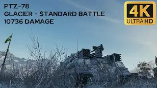 PTZ-78 10,7k damage 3 frags on Glacier - World of Tanks