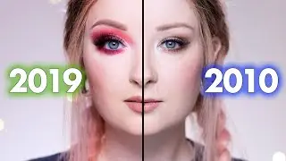 2010 VS 2019 😱 Makijaże początku i końca DEKADY