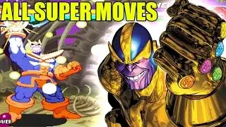 Marvel Super Heroes All Infinity Super Combo Moves Arcade