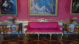 Inside Neues Palais (New Palace) in Sansoucci Park - Potsdam, Germany