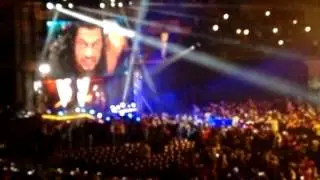 WWE Live India 2016 Roman Reigns and Rusev Entrance
