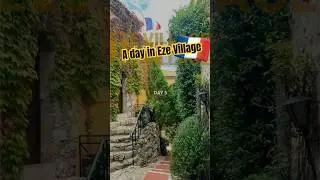 Exploring Eze Village 🇫🇷#france #ezevillage #nice #frenchriviera #cotedazur  #oneminutejourneys