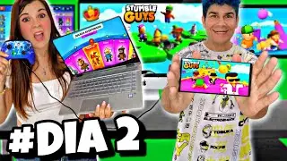 EL ULTIMO EN DEJAR DE JUGAR STUMBLE GUYS GANA - LOL Retos Divertidos