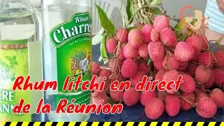 Rhum arrangé litchi, dédicace en direct de La Réunion. Allez, rendez-vous en cuisine