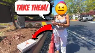 SHE GAVE THESE JORDANS AWAY AT A SNEAKER MEETUP!