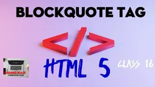 blockquote tag with attribute - html5 tutorial in hindi ||coding wale