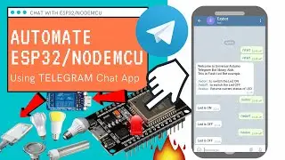 Automate ESP32 and NodeMCU using Telegram Chat App