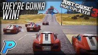 Fastest Car Race with Nutrilicious & Charley Tank! - Just Cause 3 Multiplayer - #47